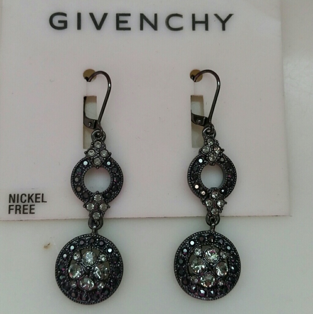 Givenchy double drop earrings